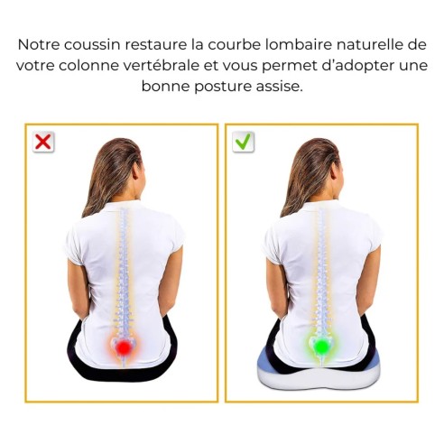Coussin ergonomique d'assise