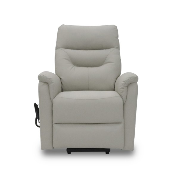 Fauteuil releveur 2 moteurs Basil PU imitation cuir crème | ADAM Orthopédie & Matériel Médical