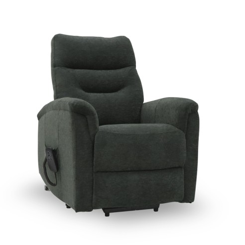 Fauteuil releveur 2 moteurs Georges Velours maille vert de gris | ADAM Orthopédie & Matériel Médical