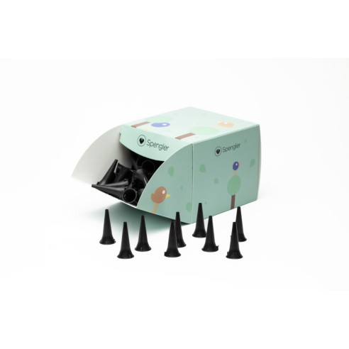 Spéculums auriculaires jetables enfant pour otoscope Ø2.5 mm | ADAM Orthopédie & Matériel Médical