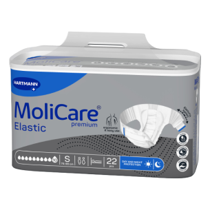Molicare Premium Elastic Small 10 Gouttes - Hartmann : Change complet pour incontinence très sévère, urinaire et/ou fécale.