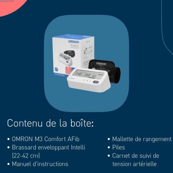 Tensiomètre au bras M3 Comfort AFib | ADAM Orthopédie & Matériel Médical