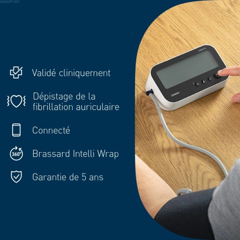 Tensiomètre bras Connecté OMRON M4 Connect AFib | ADAM Orthopédie & Matériel Médical