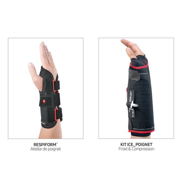 Attelle Poignet DonJoy Respiform™ Ice™ – Immobilisation & Cryothérapie | ADAM Orthopédie & Matériel Médical
