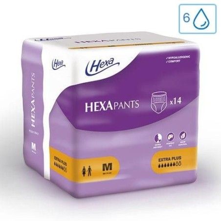 Couche-culotte HEXAPants Extra Plus 6 gouttes Taille M - HEXA | ADAM Orthopédie & Matériel Médical