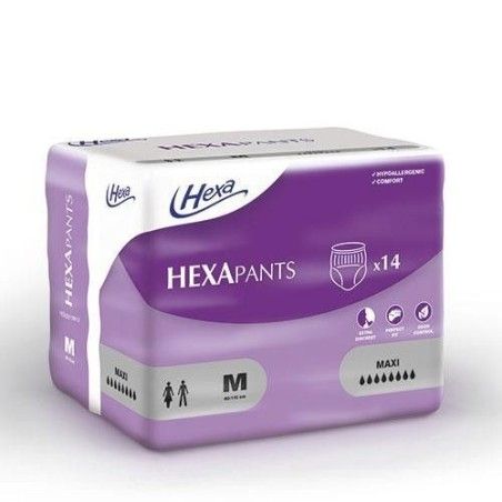 Couche-culotte HEXAPants Maxi 8 gouttes Taille M - HEXA | ADAM Orthopédie & Matériel Médical