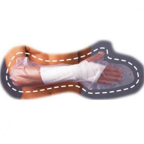 Housse de protection plâtre et pansement membre supérieur