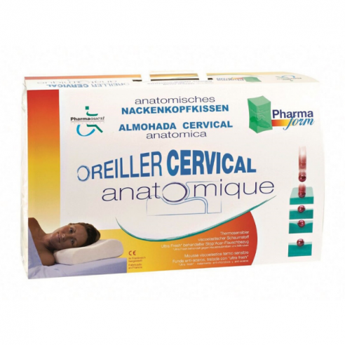 Oreiller anatomique à mémoire de forme Pharma Form