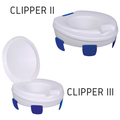 Rehausse WC sur pieds Clipper 7 Herdegen - Medical Domicile