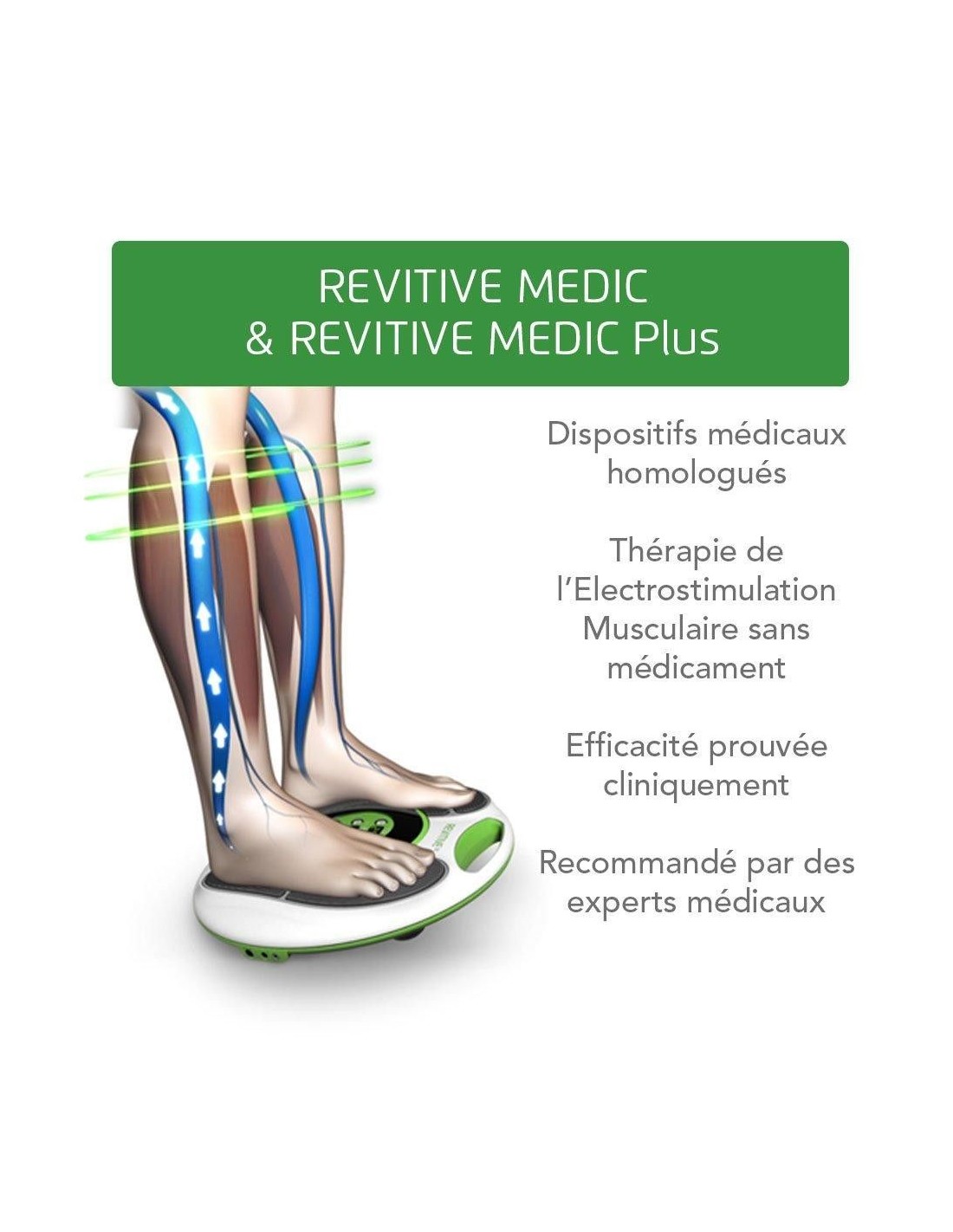 REVITIVE Stimulateur de circulation  ADAM Orthopédie & Matériel Médical