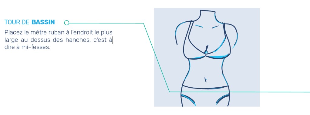prise de mesure nenefactor femme