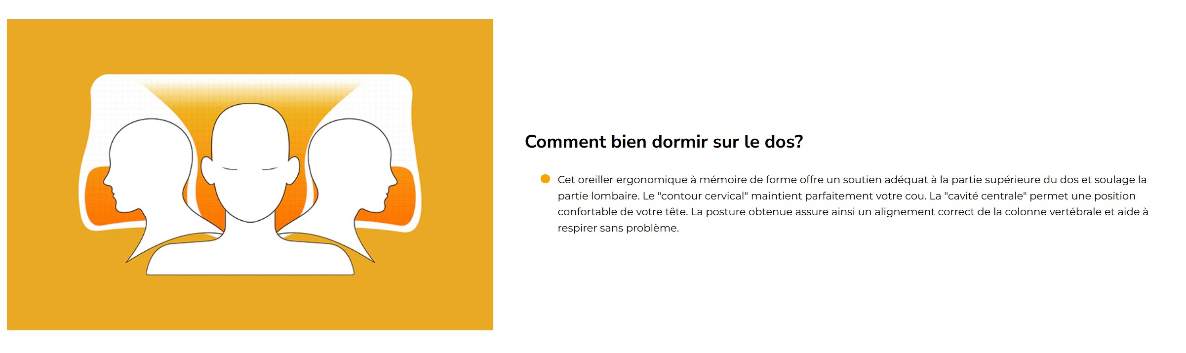 comment dormir sur le dos