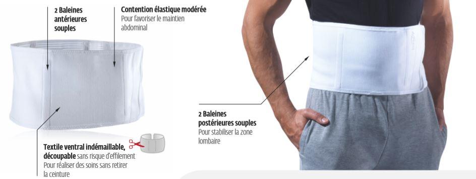 caractéristiques de la ceinture abdominal abdostrap II donjoy | ADAM Orthopédie & Matériel Médical